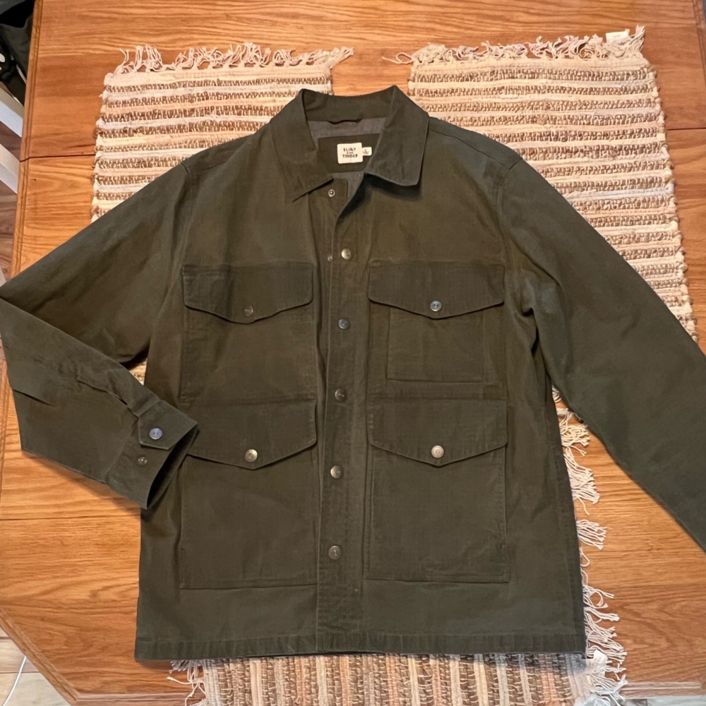 Huckberry Flint and Tinder Men's Olive Field Jacket